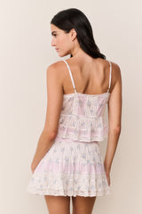 Aleni Mixed Print Cotton Top | Loveshackfancy sale