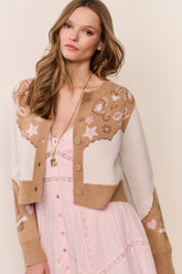 Leyah Wool-Blend Saddle Up Cardigan | Loveshackfancy discount