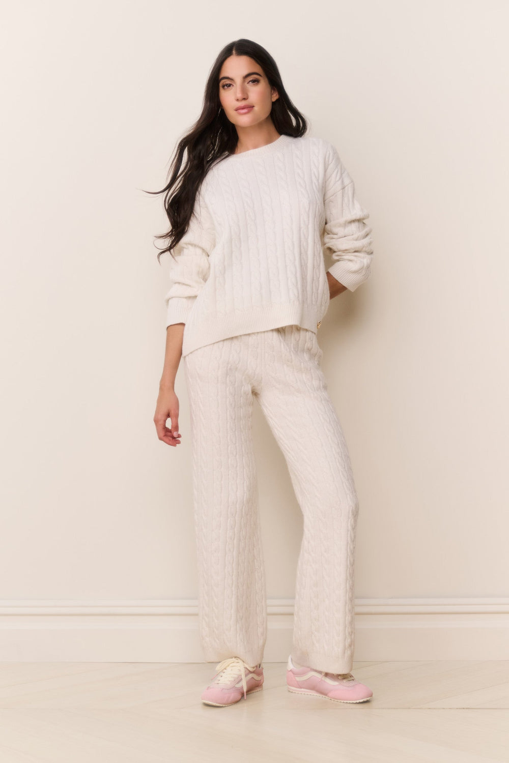 Kym Cable Knit Sweater | Loveshackfancy outlet