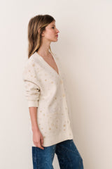 Mar Wool Celestial Jacquard Cardigan | Loveshackfancy for sale