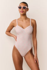 Brooksie Chantilly Bow One-Piece Swimsuit | Loveshackfancy US