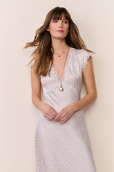 Theodore Silk-Blend Floral Maxi Dress | Loveshackfancy online