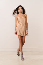 Kalora Celestial Crystal Satin Mini Dress | Loveshackfancy for sale