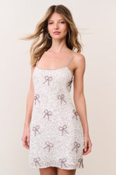Windson Secret Crush Beaded Mini Dress | Loveshackfancy US