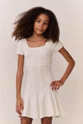 Tween Daffron Stretch Pointelle Dress | Loveshackfancy sale