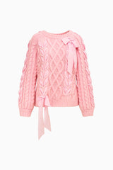 Tween Doria Alpaca-Blend Ribbon Pullover | Loveshackfancy discount