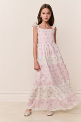 Tween Rhiannon Mixed Print Maxi Dress | Loveshackfancy for sale