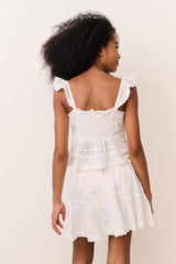 Tween Silano Crystal Bow Cotton Skirt | Loveshackfancy US