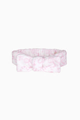 Bow Print Face Wash Beauty Headband | Loveshackfancy US