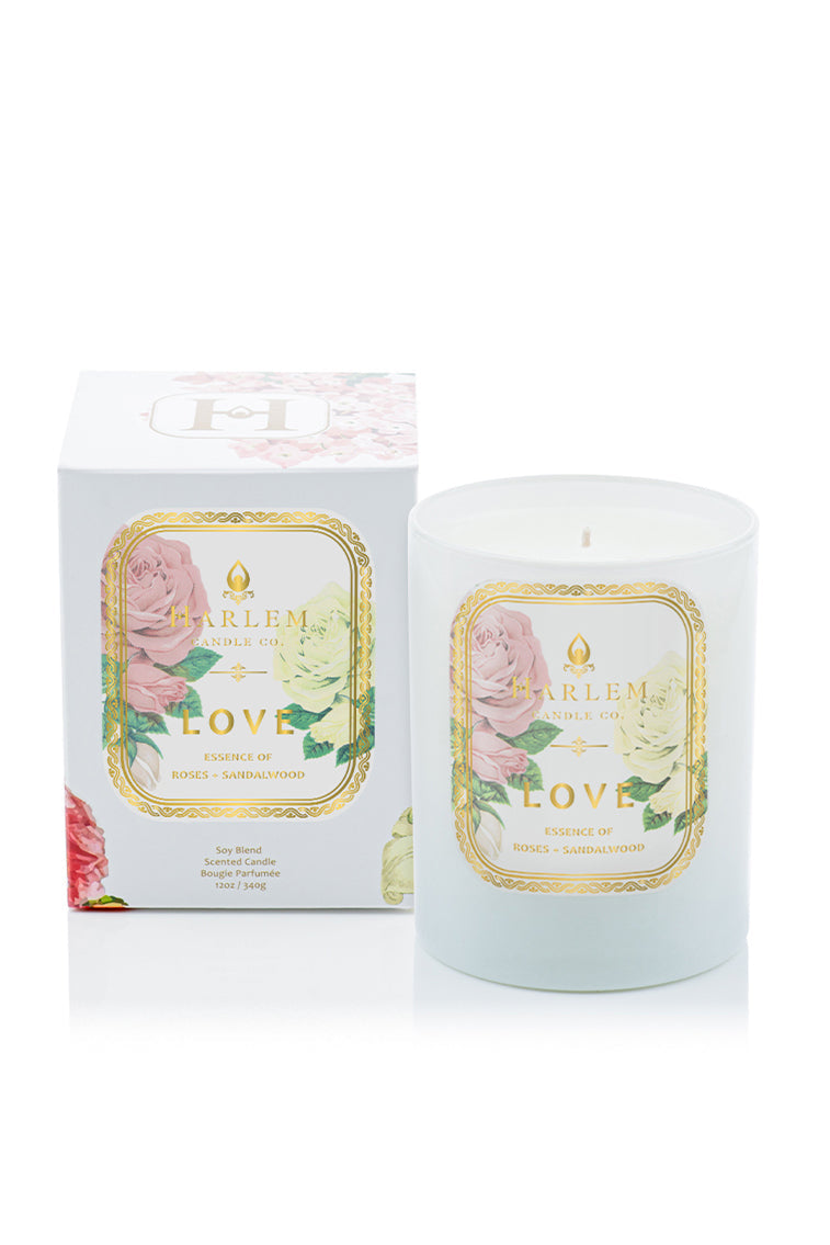 Love Luxury Candle by Harlem Candle Company | Loveshackfancy online