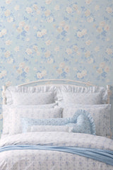 Whisper Blue Peel + Stick Wallpaper | Loveshackfancy online