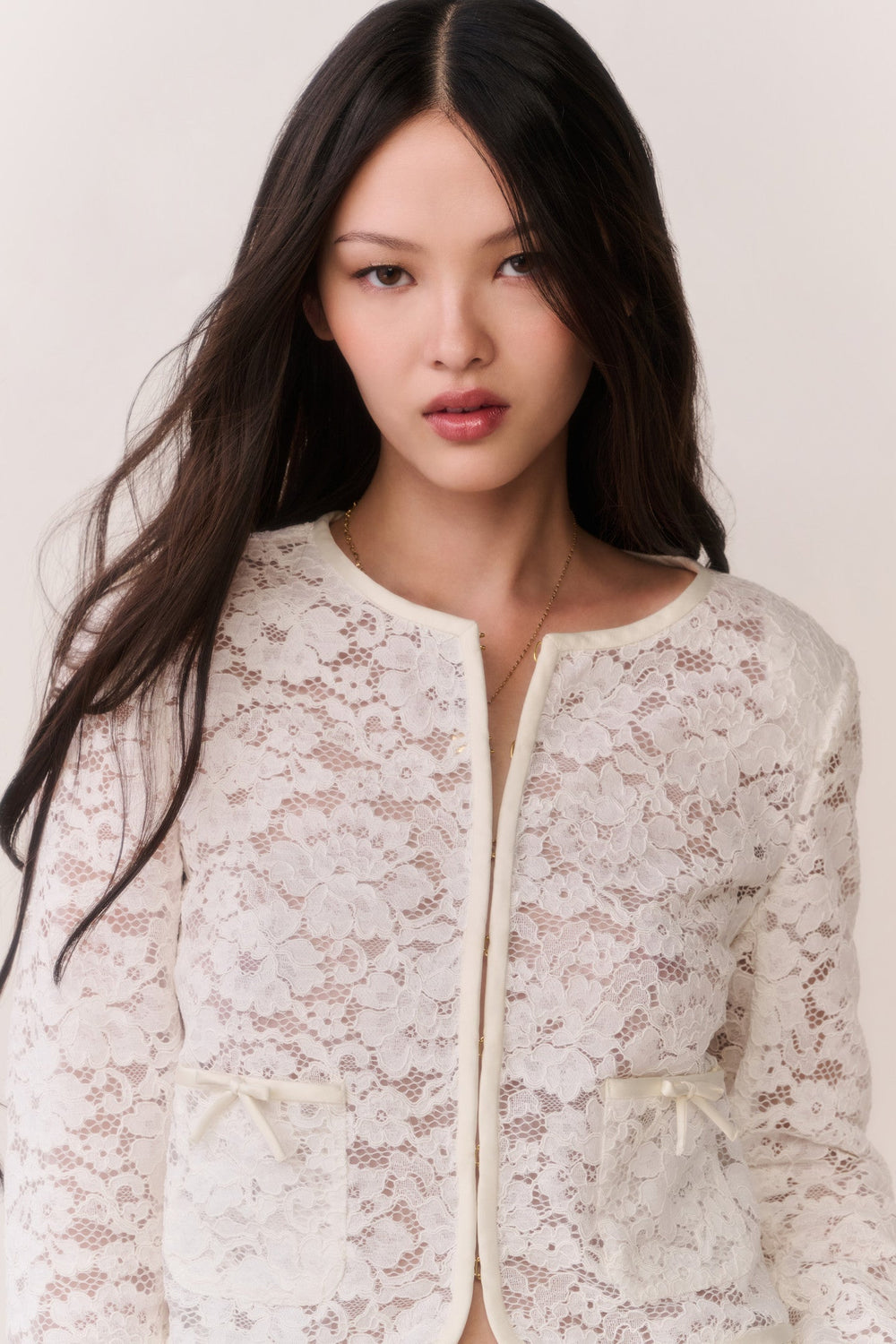 Junetta Cropped Lace Jacket | Loveshackfancy outlet