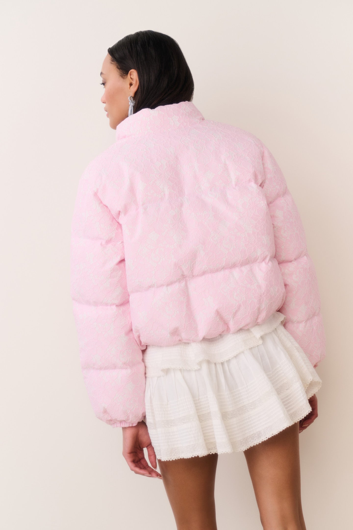 Celesta Lace Puffer Jacket | Loveshackfancy on sale