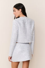 Kelli Sequin Tweed Jacket | Loveshackfancy on sale