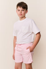 Boys Pink Swim Shorts | Loveshackfancy US