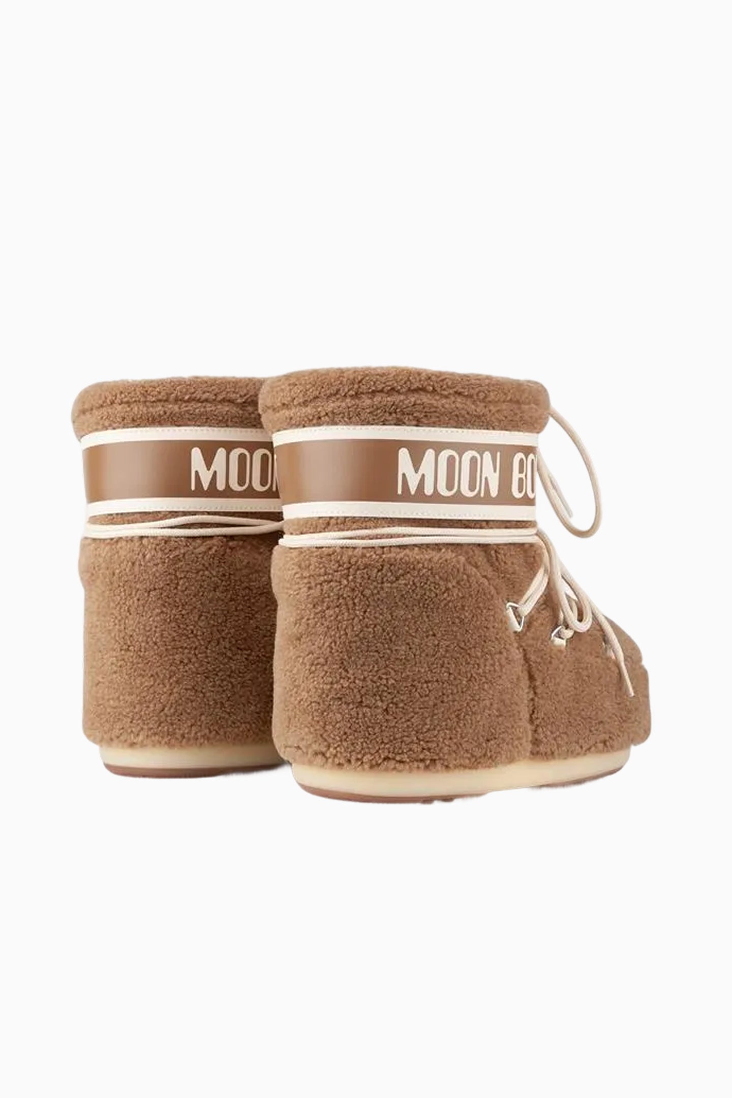 Moon Boot Icon Low Camel Fleece Boots | Loveshackfancy on sale