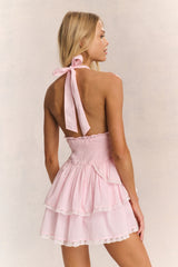 Deanna Heritage Halter Mini Dress | Loveshackfancy near me