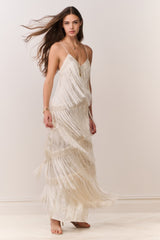 Delphi Fringe Lace Gown | Loveshackfancy sale