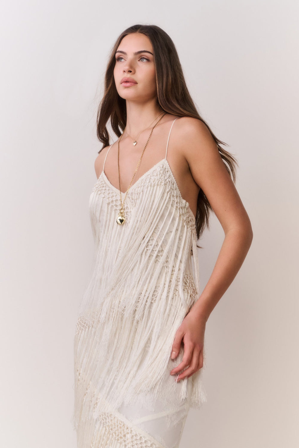 Delphi Fringe Lace Gown | Loveshackfancy sale