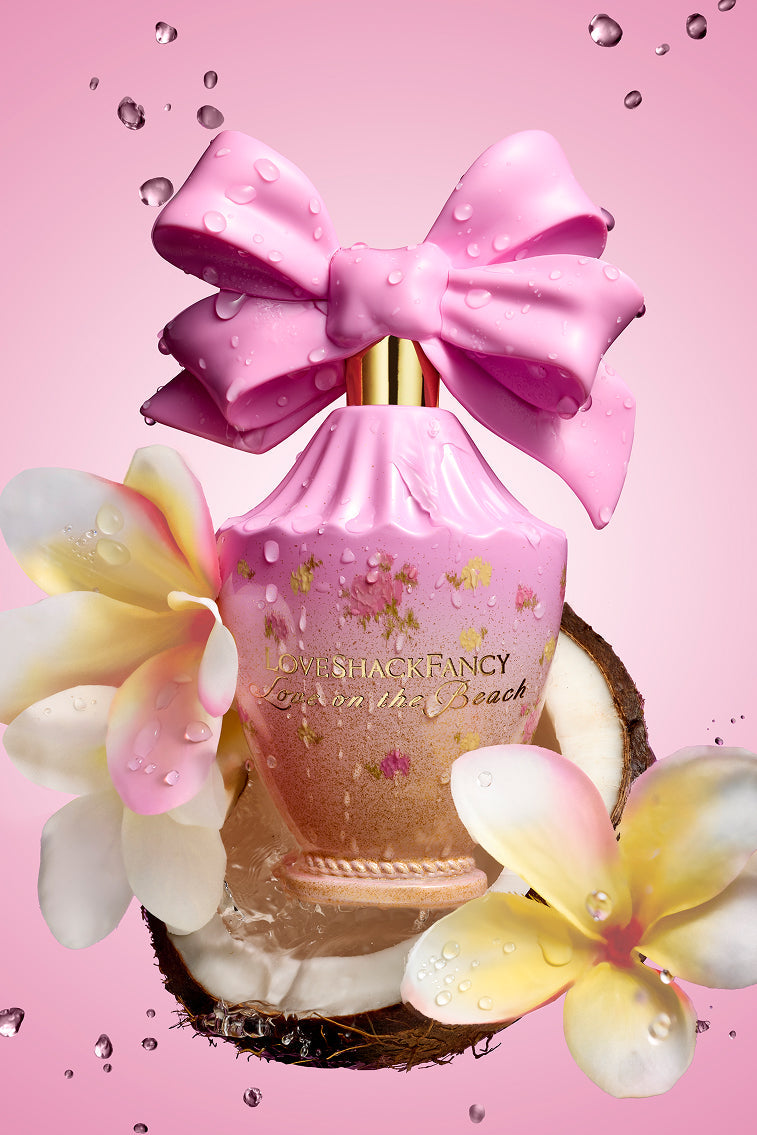 Love on the Beach Eau de Parfum with Coconut & Frangipani | Loveshackfancy sale