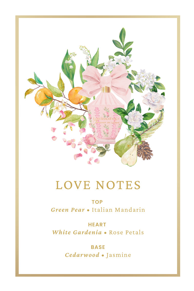 Forever in Love Eau de Parfum with Green Pear & Gardenia | Loveshackfancy for sale