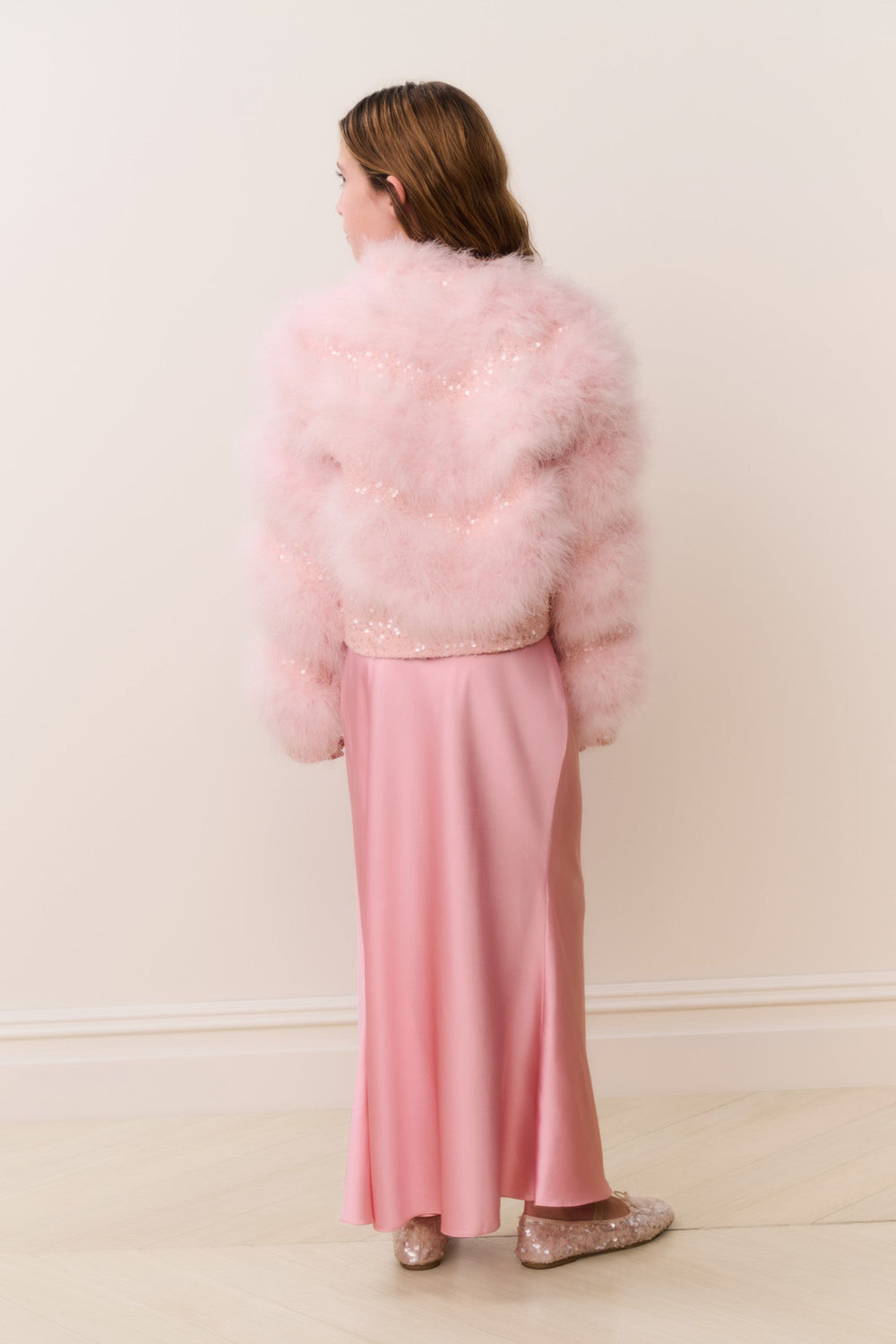 Tween Trislyn Feather Sequin Jacket | Loveshackfancy outlet