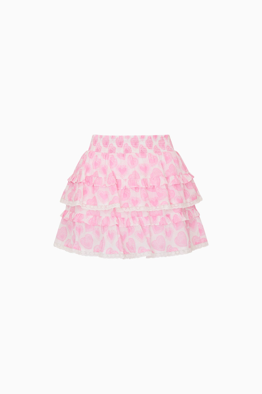 Tween Billie Heart Print Skirt | Loveshackfancy outlet