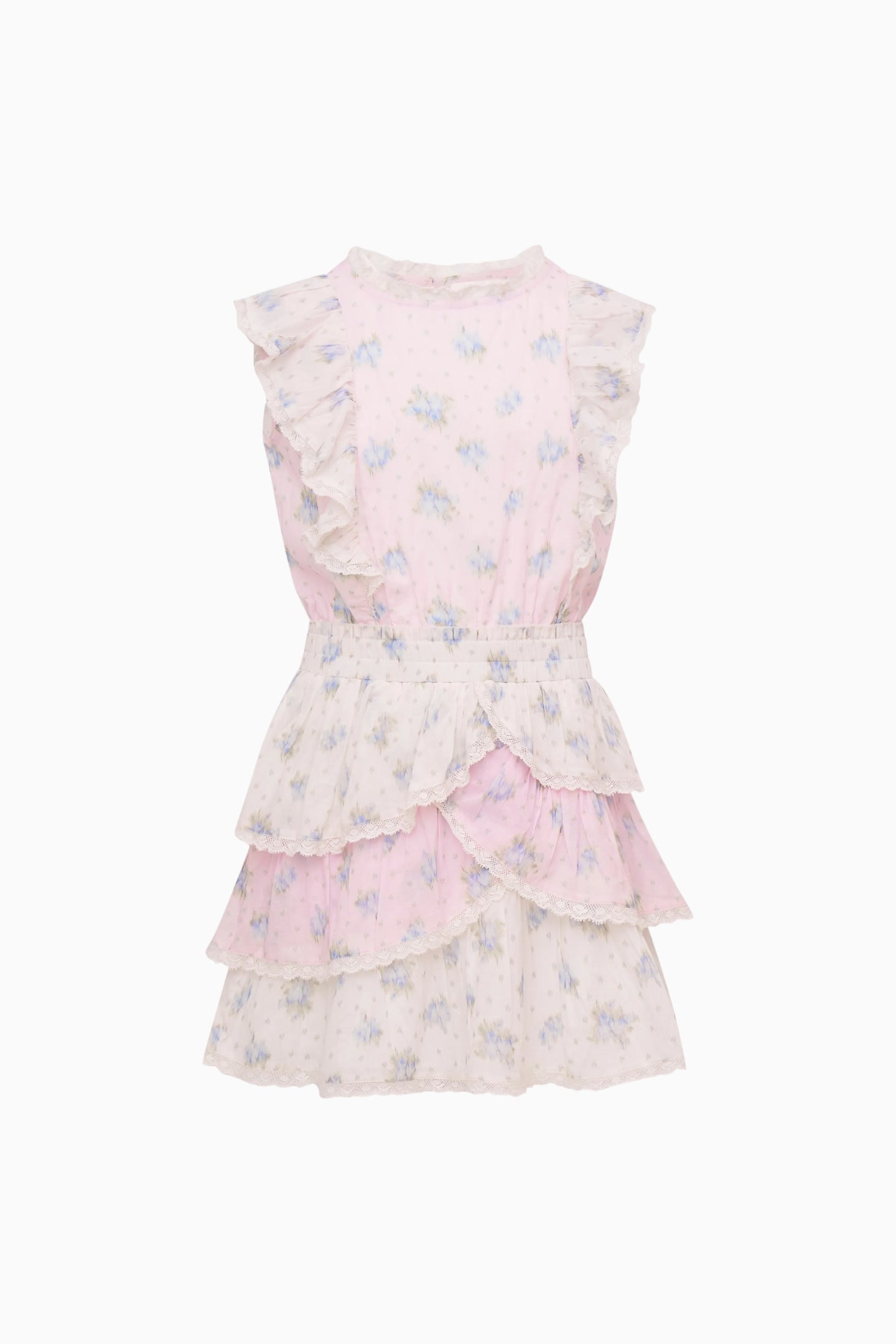 Little Girls Decker Mixed Print Dress | Loveshackfancy US