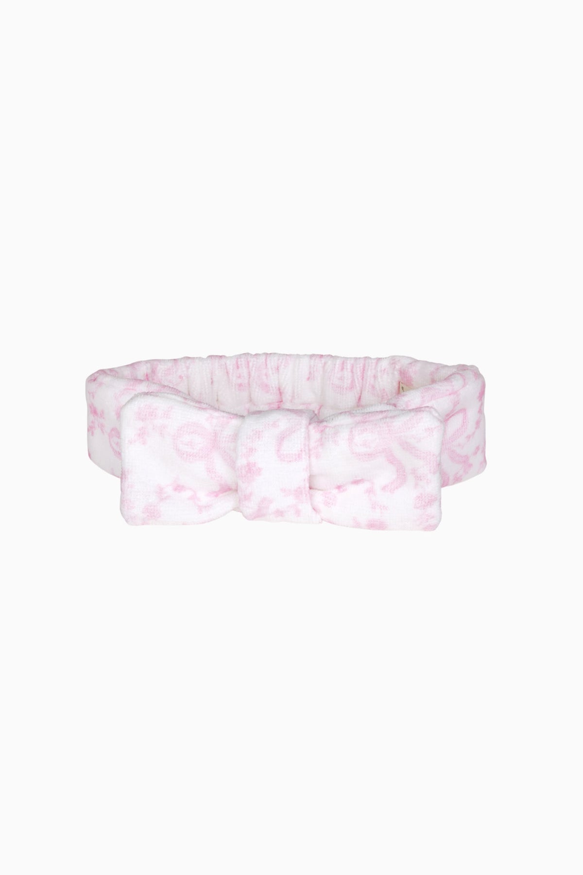 Bow Print Face Wash Beauty Headband | Loveshackfancy US