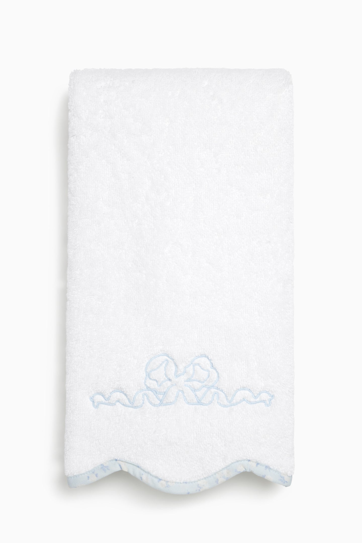 Bow-Embroidered Hand Towel | Loveshackfancy for sale