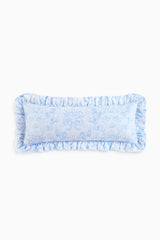 Lumbar Toile Print Ruffle Pillow | Loveshackfancy US