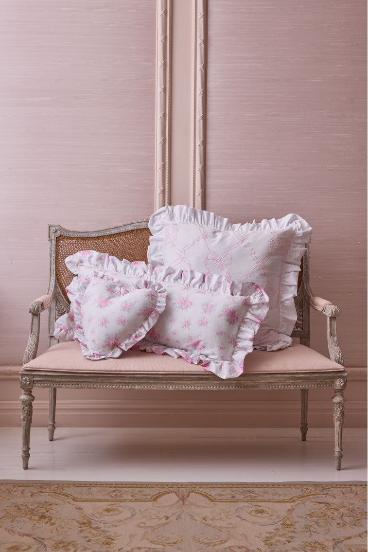 Embroidered Ruffle Euro Pillow | Loveshackfancy outlet