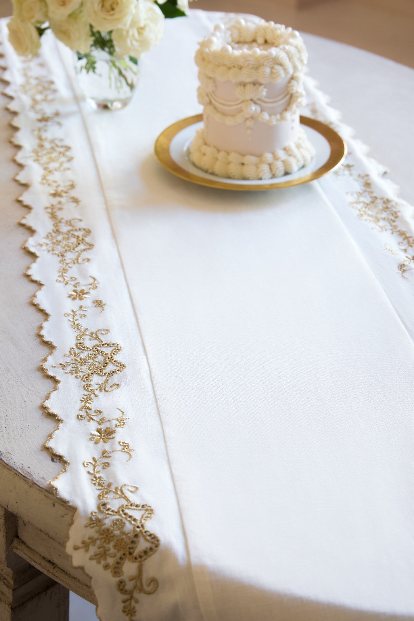 Gilded Bow Table Runner | Loveshackfancy on sale