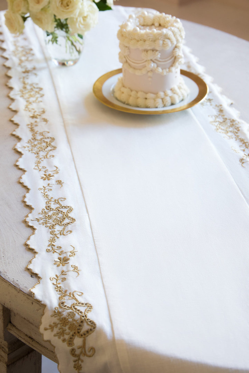 Gilded Bow Table Runner | Loveshackfancy on sale