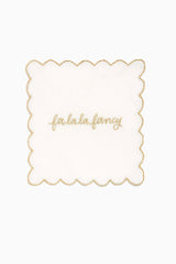 Gilded Bow Cocktail Napkins - Set Of 4 | Loveshackfancy US