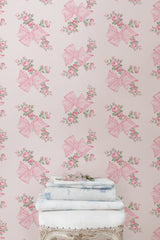 Rosa Beaux Pink Mint Standard Wallpaper | Loveshackfancy outlet