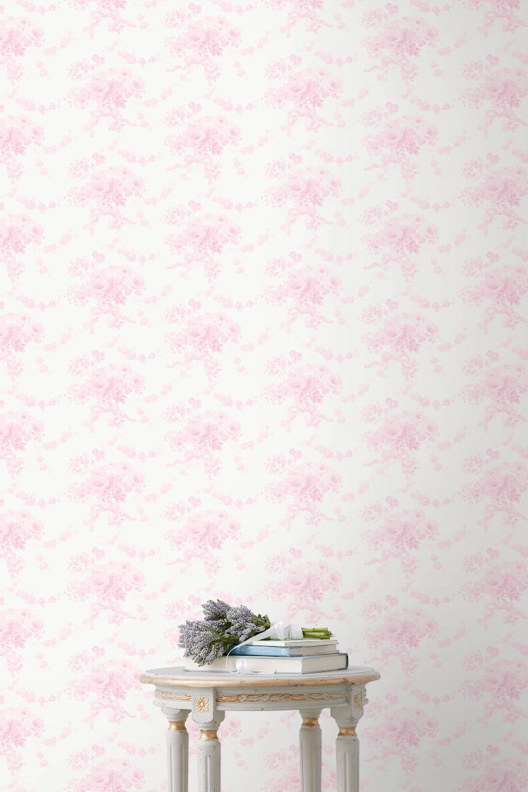 Pink Dream Peel & Stick Wallpaper | Loveshackfancy for sale