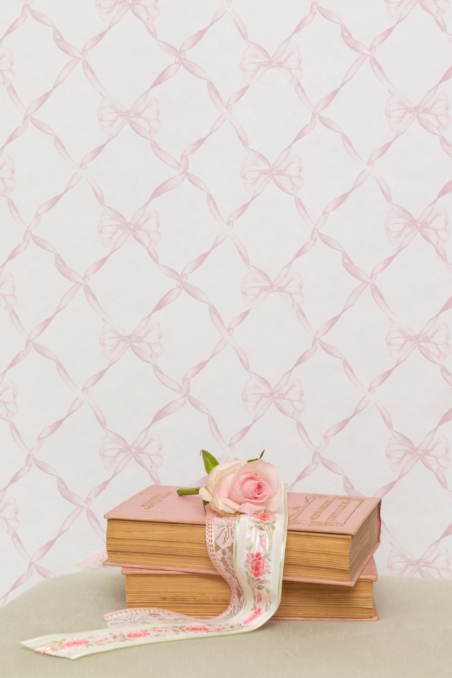 Baby Bow Faded Primrose Standard Wallpaper | Loveshackfancy on sale