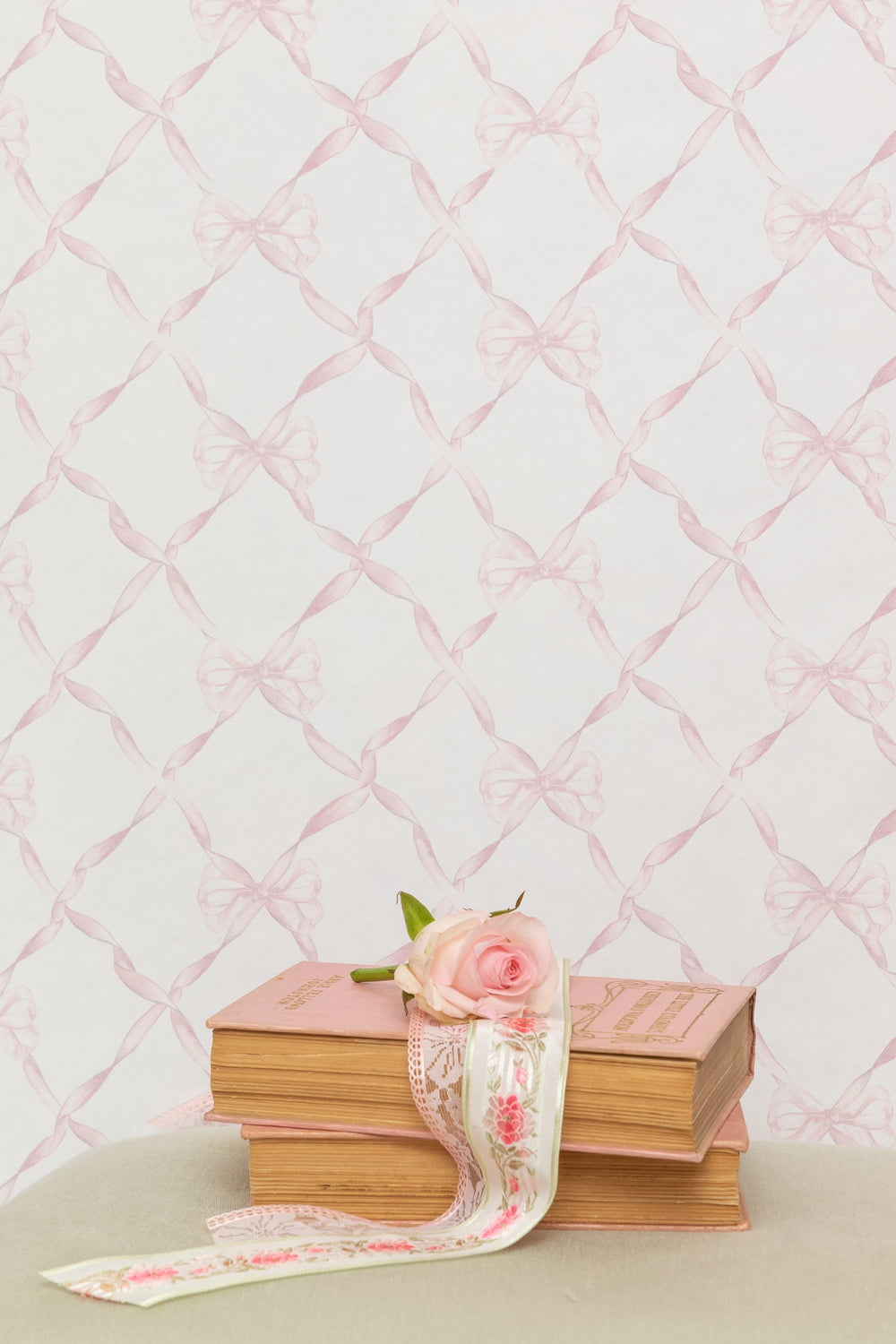 Baby Bow Faded Primrose Standard Wallpaper | Loveshackfancy on sale