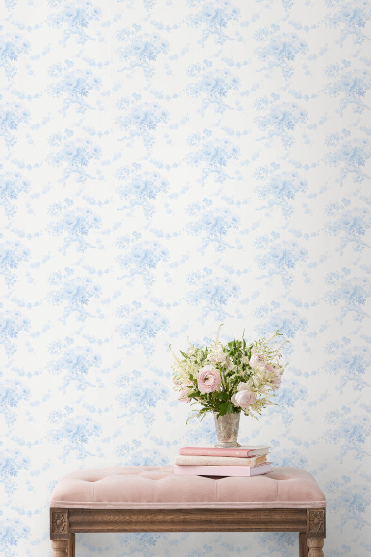 Powdered Feather Standard Wallpaper | Loveshackfancy online