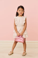 STATE x LoveShackFancy Metallic Bow Clinton Pencil Case | Loveshackfancy for sale